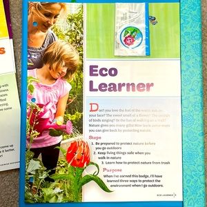 Daisy Girl Scout Eco Learner Badge & Booklet